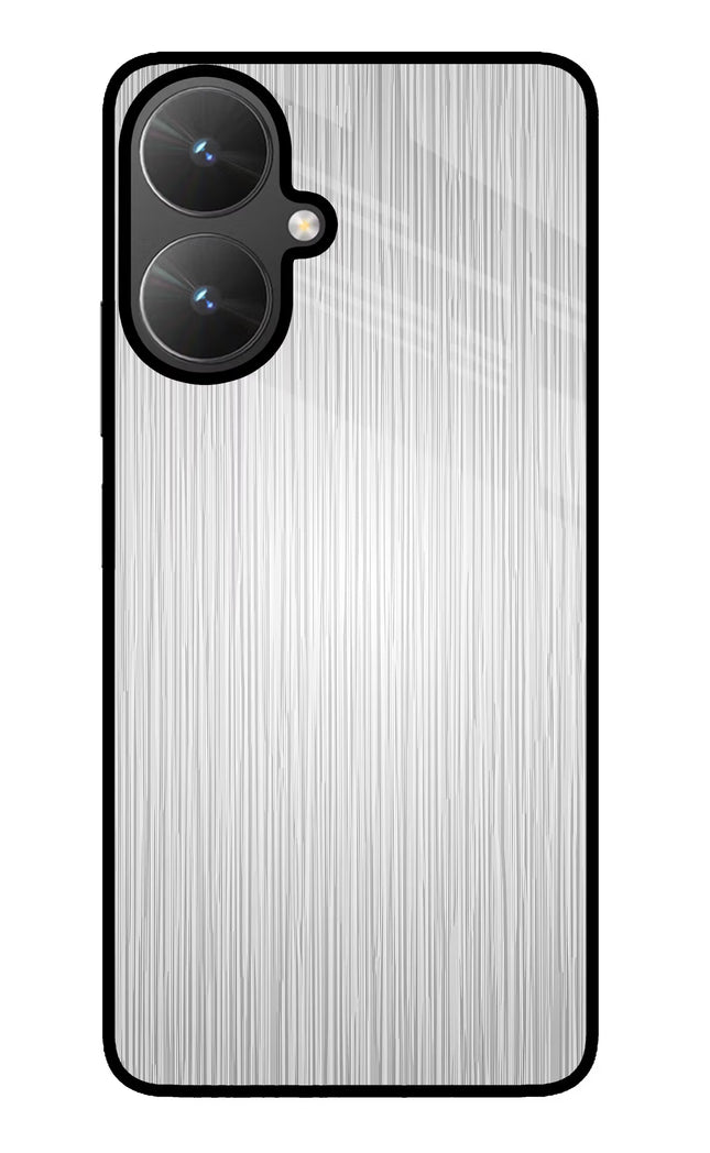 Wooden Grey Texture Poco M6 5G Glass Case