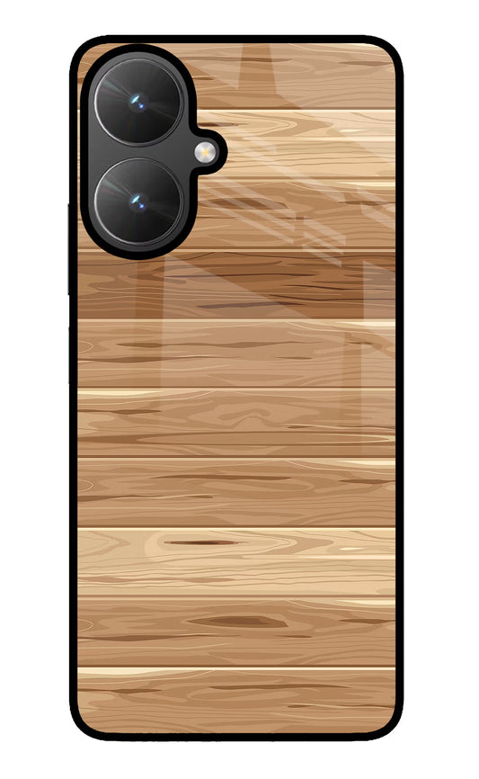 Wooden Vector Poco M6 5G Glass Case