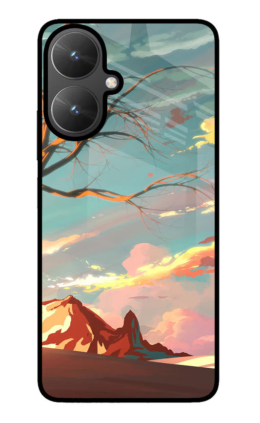 Scenery Poco M6 5G Glass Case