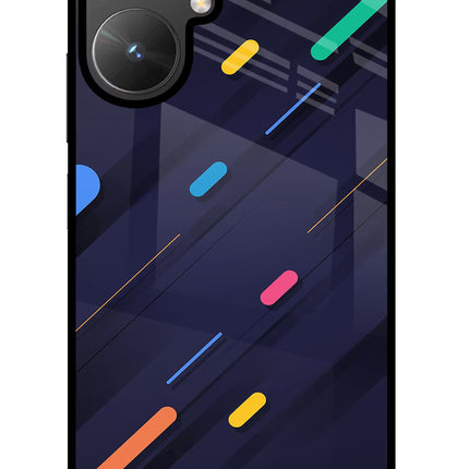 Abstract Design Poco M6 5G Glass Case
