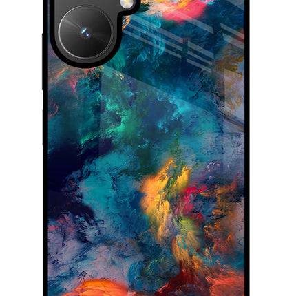 Artwork Paint Poco M6 5G Glass Case Back Cover by Casekaro