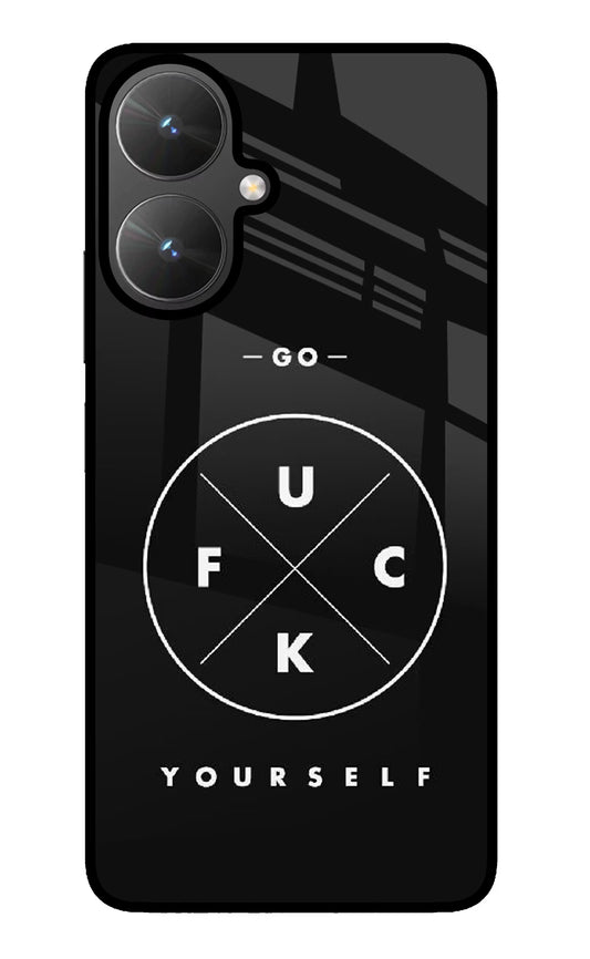 Go Fuck Yourself Poco M6 5G Glass Case