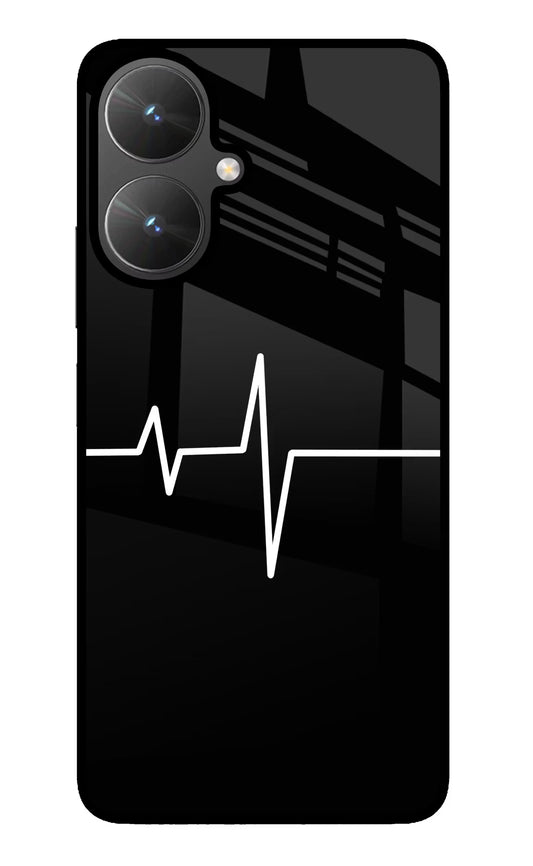 Heart Beats Poco M6 5G Glass Case
