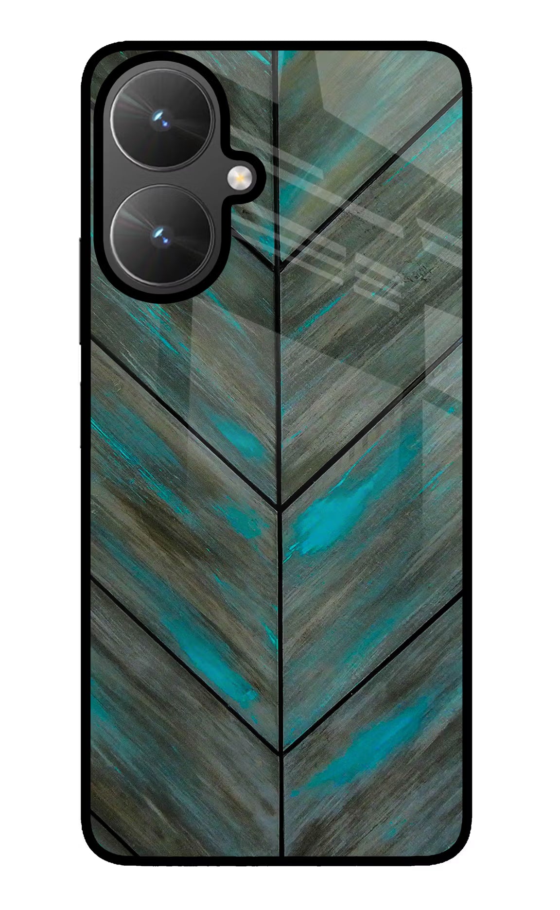 Pattern Poco M6 5G Glass Case Back Cover by Casekaro