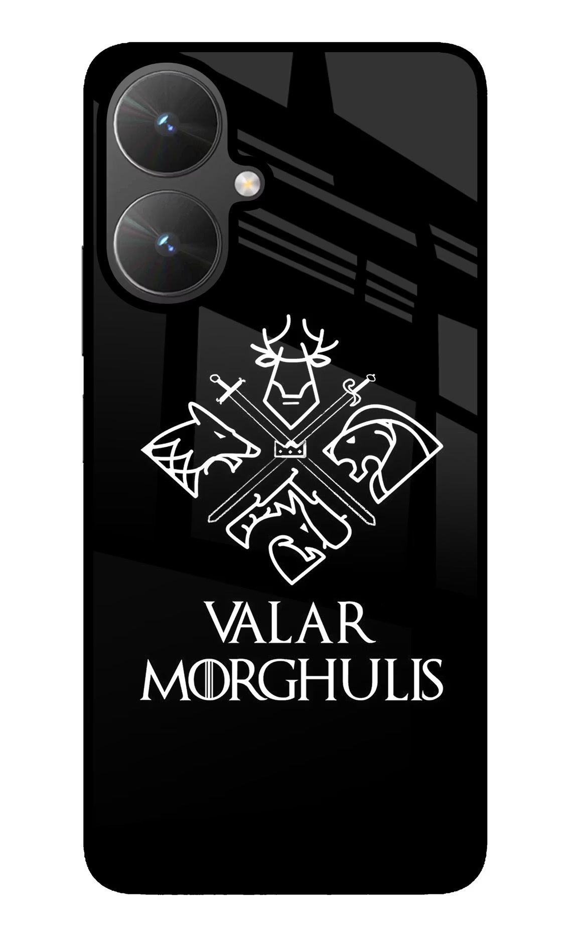 Valar Morghulis | Game Of Thrones Poco M6 5G Glass Case Back Cover by Casekaro