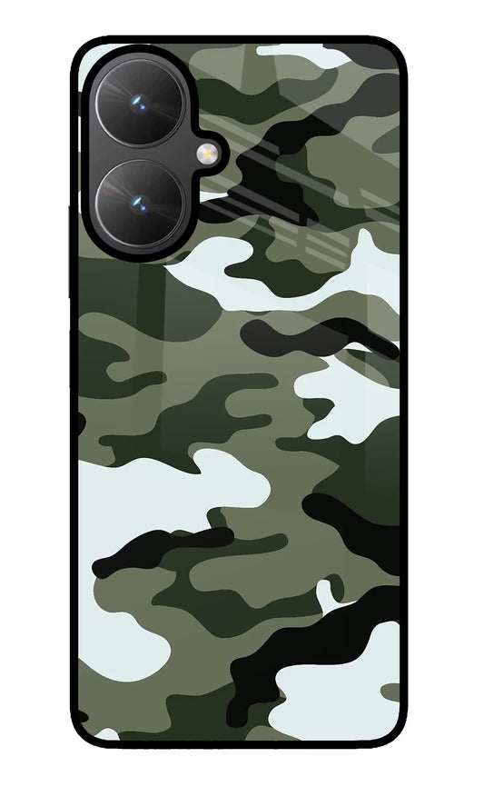Camouflage Poco M6 5G Glass Case
