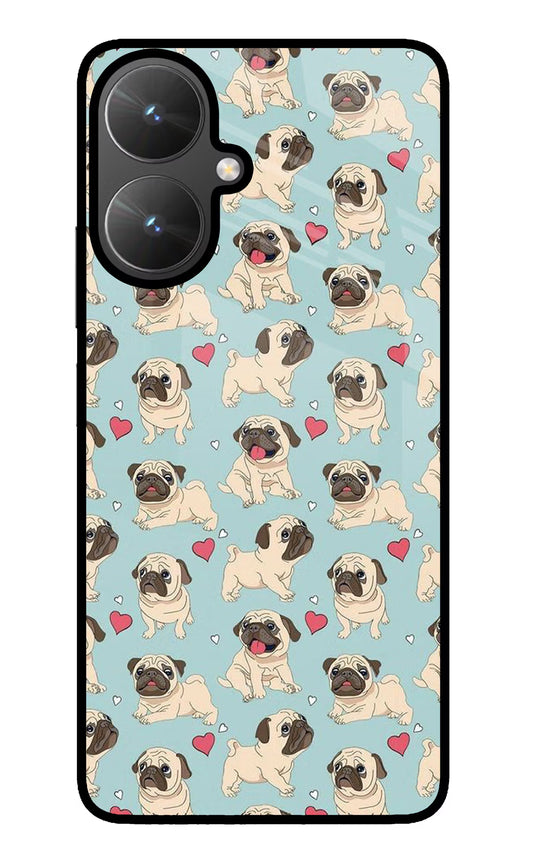 Pug Dog Poco M6 5G Glass Case