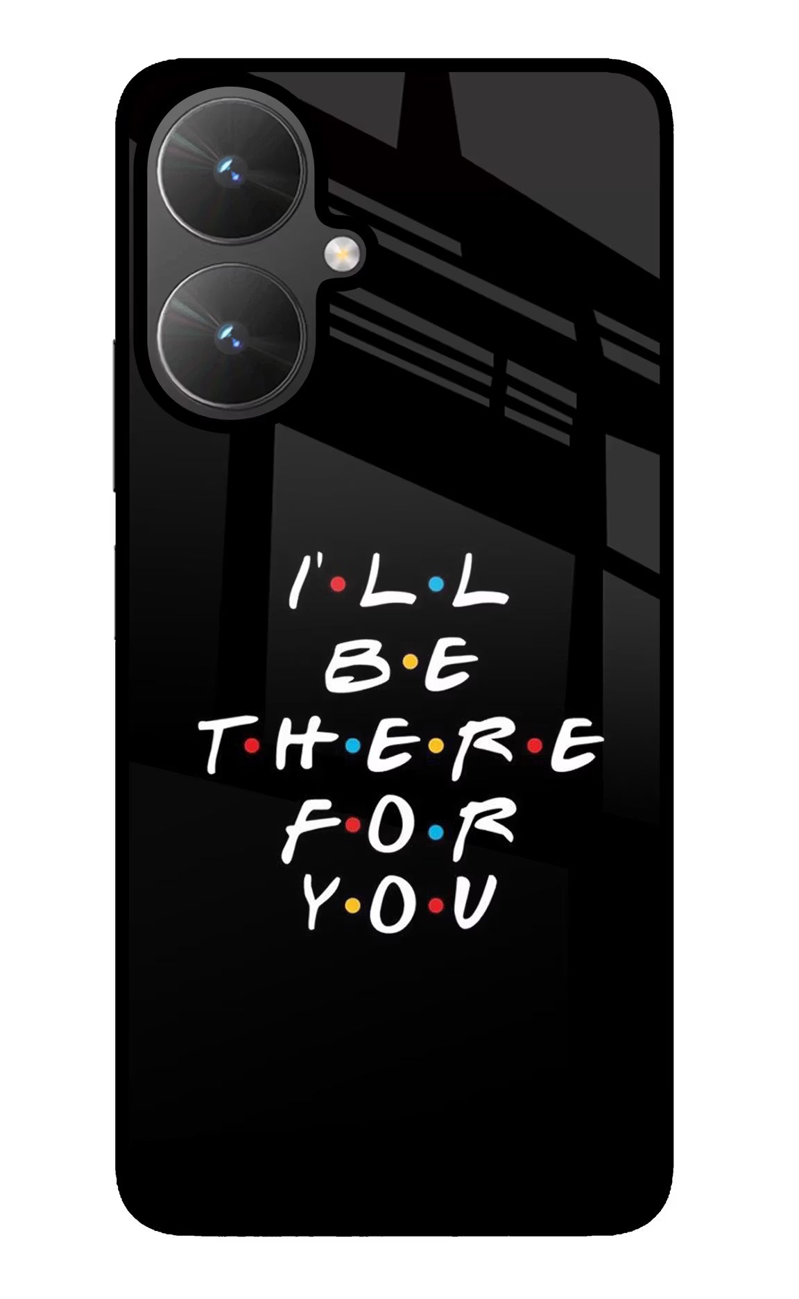 I'll Be There For You Poco M6 5G Glass Case