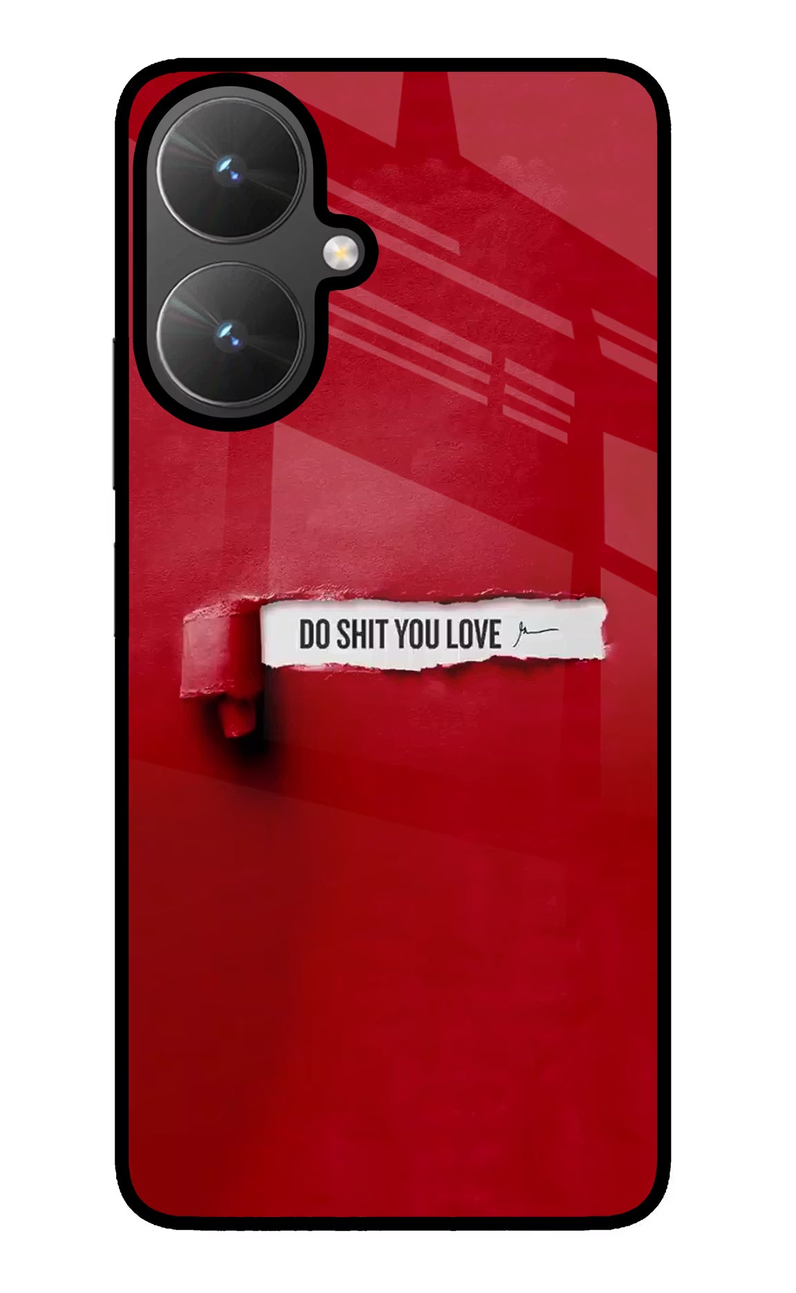 Do Shit You Love Poco M6 5G Glass Case