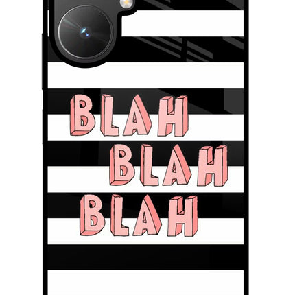 Blah Blah Blah Poco M6 5G Glass Case