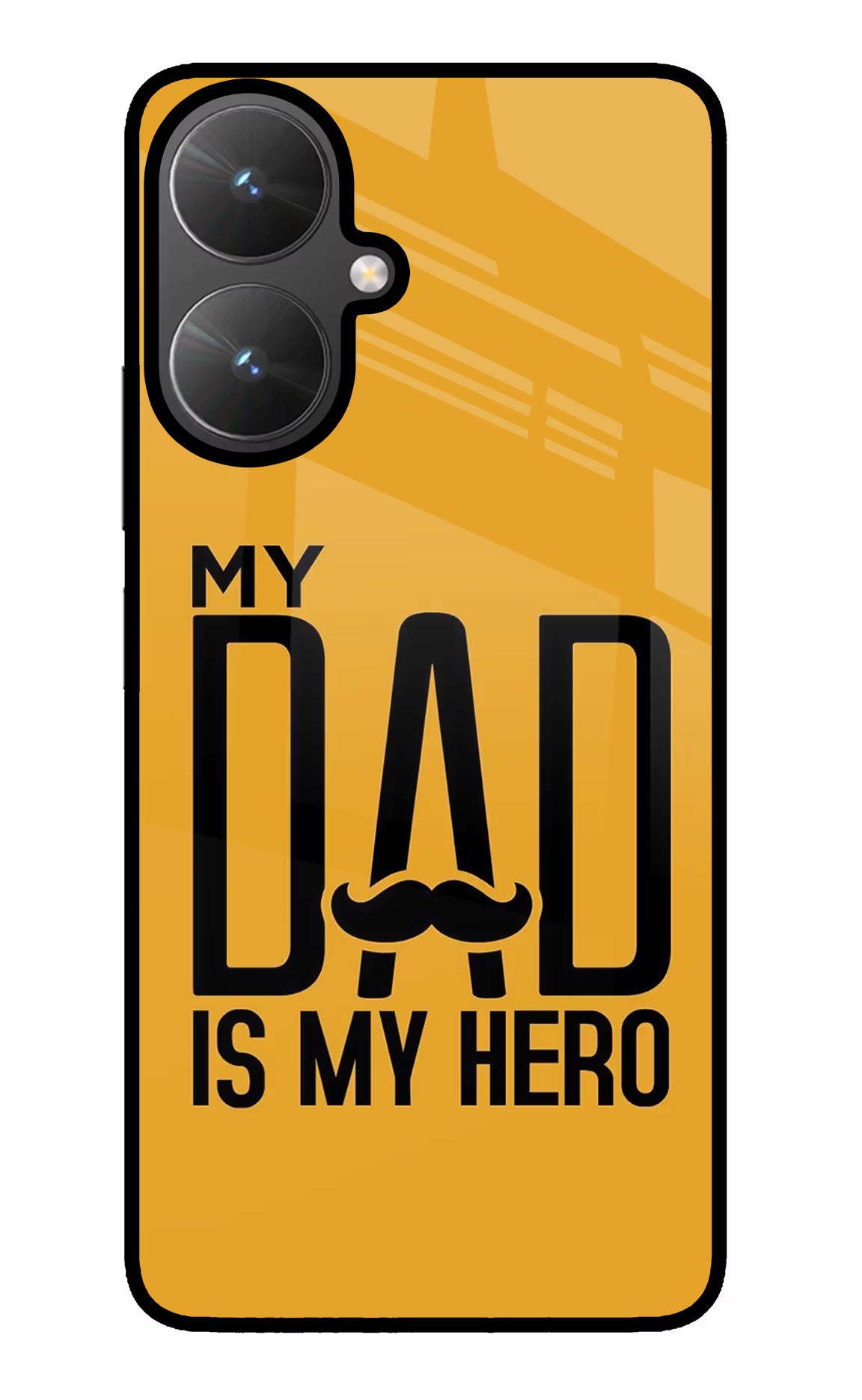 My Dad Is My Hero Poco M6 5G Glass Case