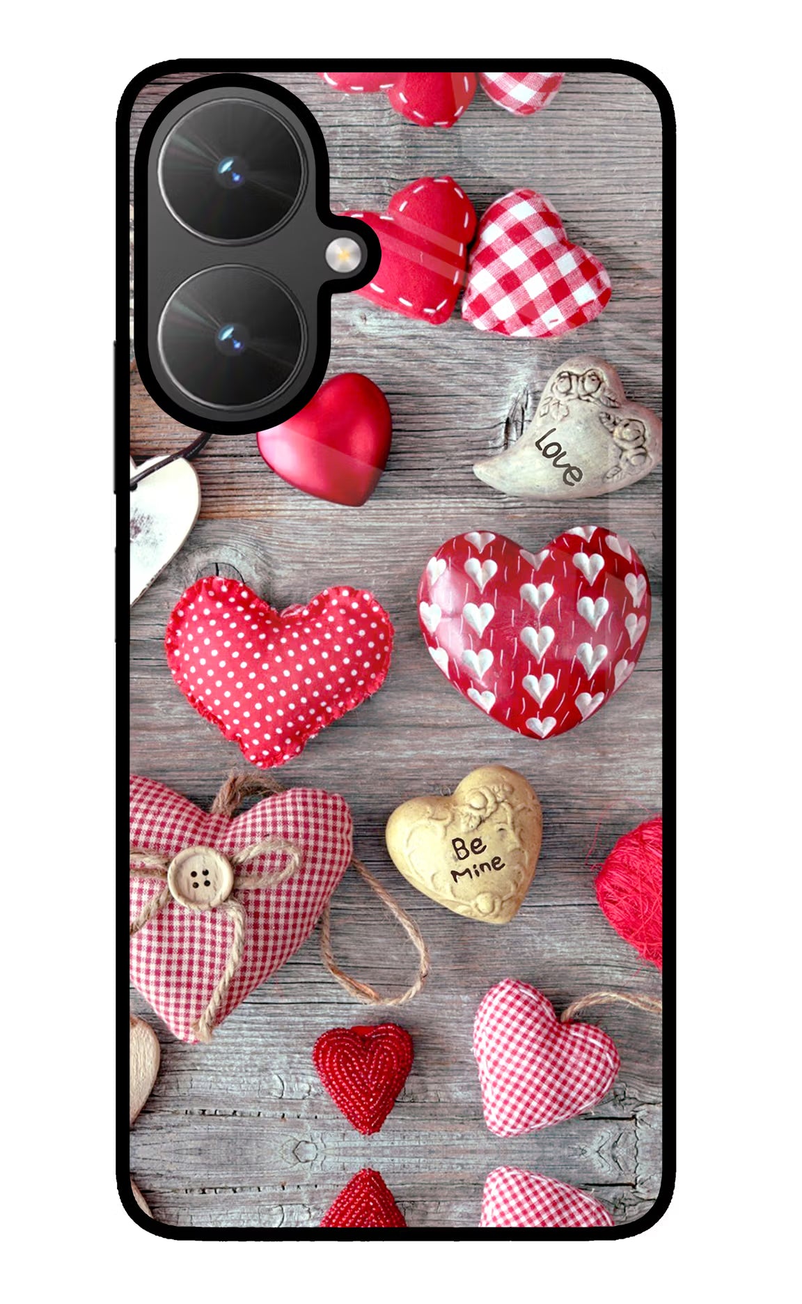 Love Wallpaper Poco M6 5G Glass Case