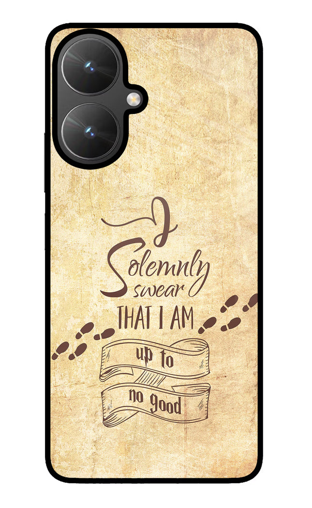 I Solemnly swear that i up to no good Poco M6 5G Glass Case