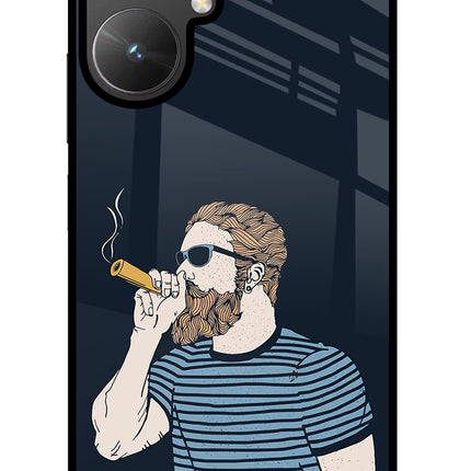 Smoking Poco M6 5G Glass Case