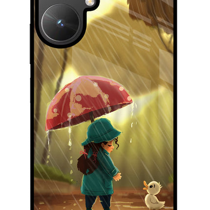 Rainy Day Poco M6 5G Glass Case