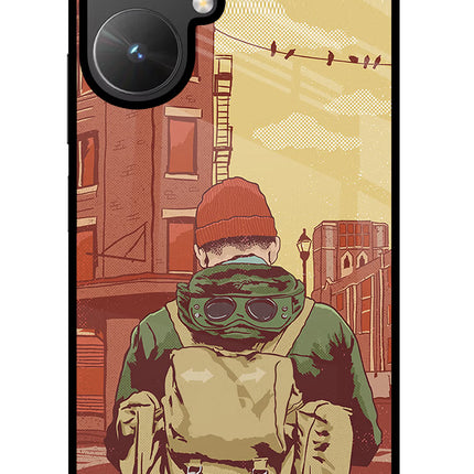Adventurous Poco M6 5G Glass Case