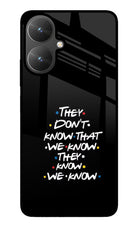 FRIENDS Dialogue Poco M6 5G Glass Case