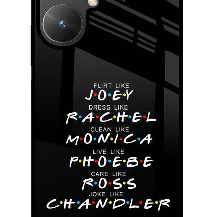FRIENDS Character Poco M6 5G Glass Case