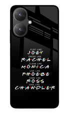 FRIENDS Character Poco M6 5G Glass Case