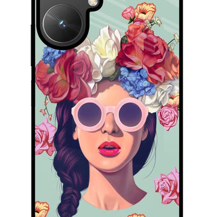 Pretty Girl Poco M6 5G Glass Case
