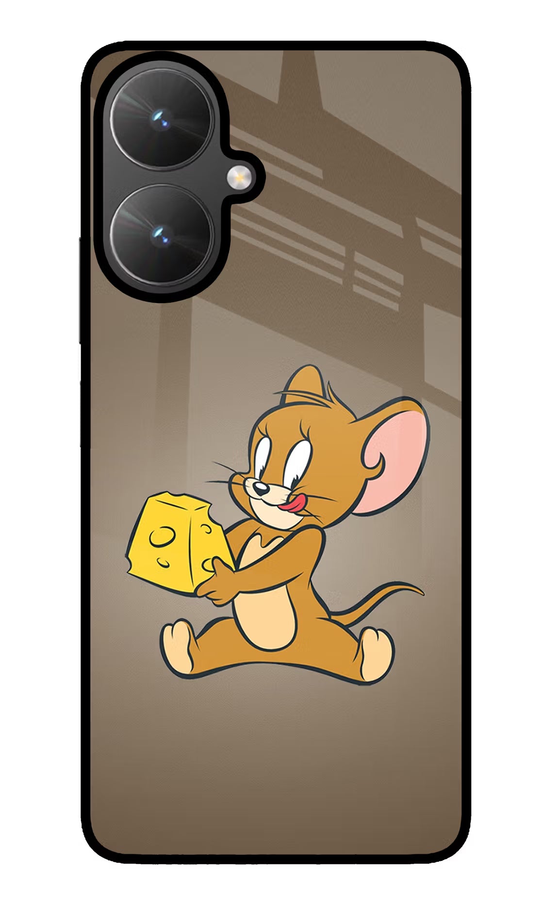 Jerry Poco M6 5G Glass Case Back Cover by Casekaro