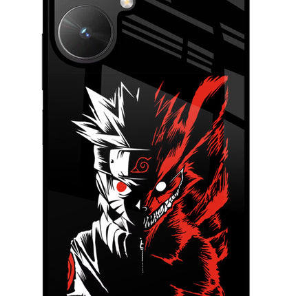 Naruto Two Face Poco M6 5G Glass Case