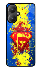 Superman logo Poco M6 5G Glass Case