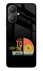 To the Moon Poco M6 5G Glass Case