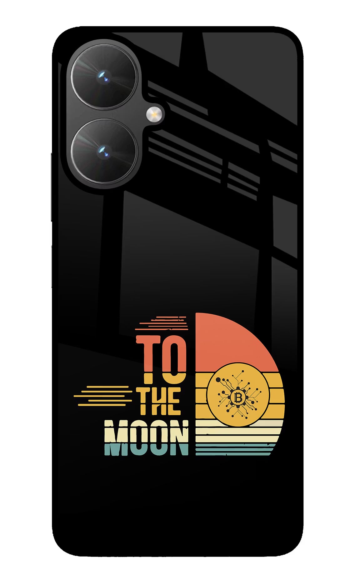 To the Moon Poco M6 5G Glass Case