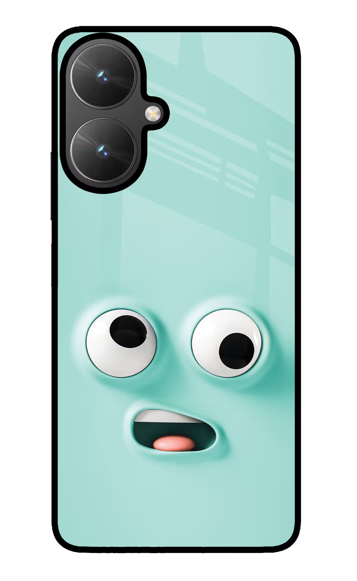 Funny Cartoon Poco M6 5G Glass Case Back Cover by Casekaro