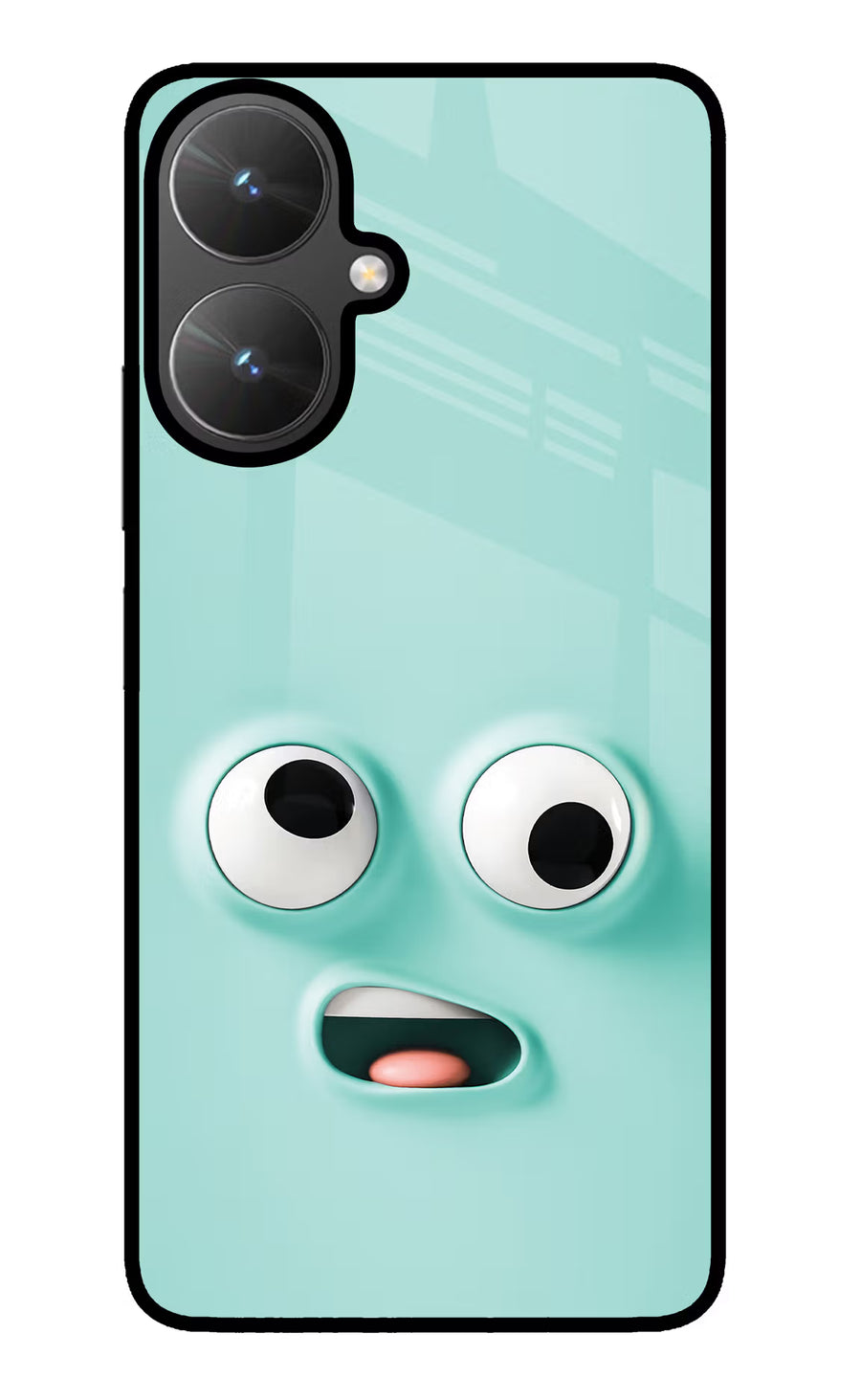 Funny Cartoon Poco M6 5G Back Cover, Glass case