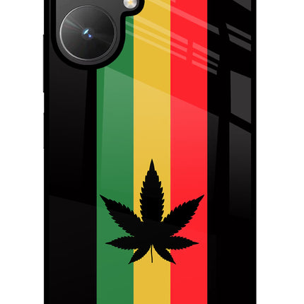 Weed Flag Poco M6 5G Glass Case