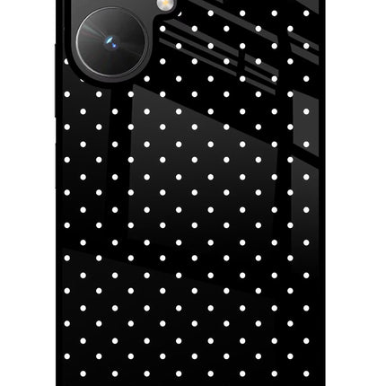 White Dots Poco M6 5G Glass Case