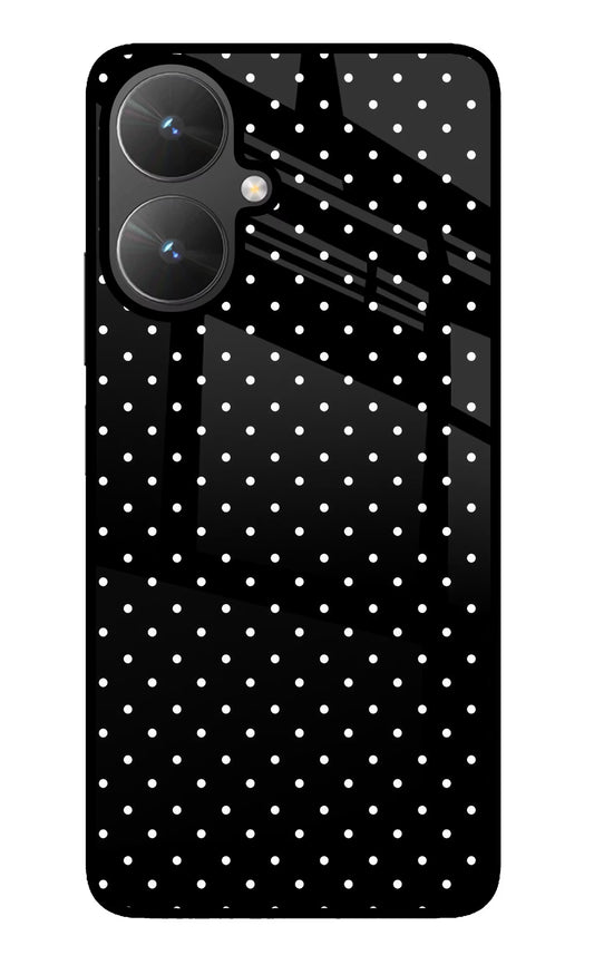 White Dots Poco M6 5G Glass Case