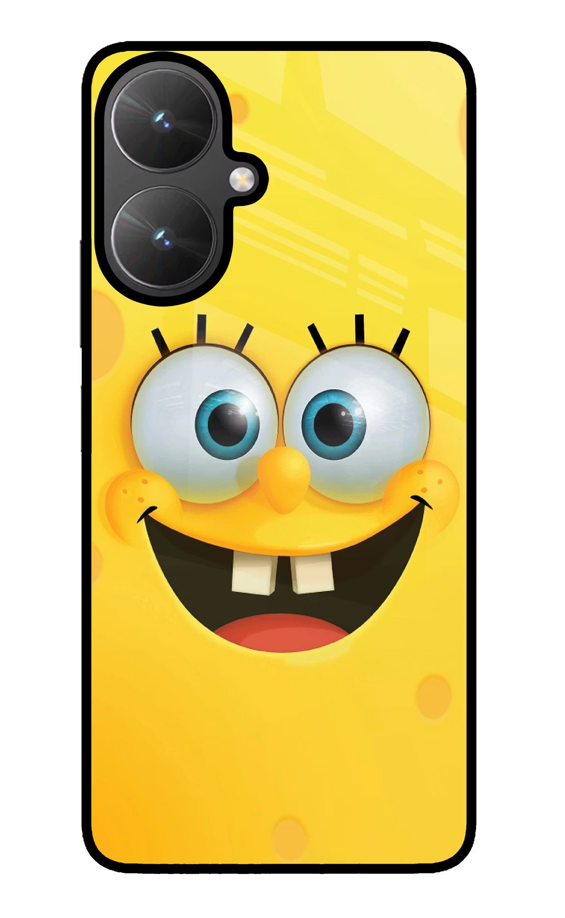 Sponge 1 Poco M6 5G Glass Case Back Cover by Casekaro