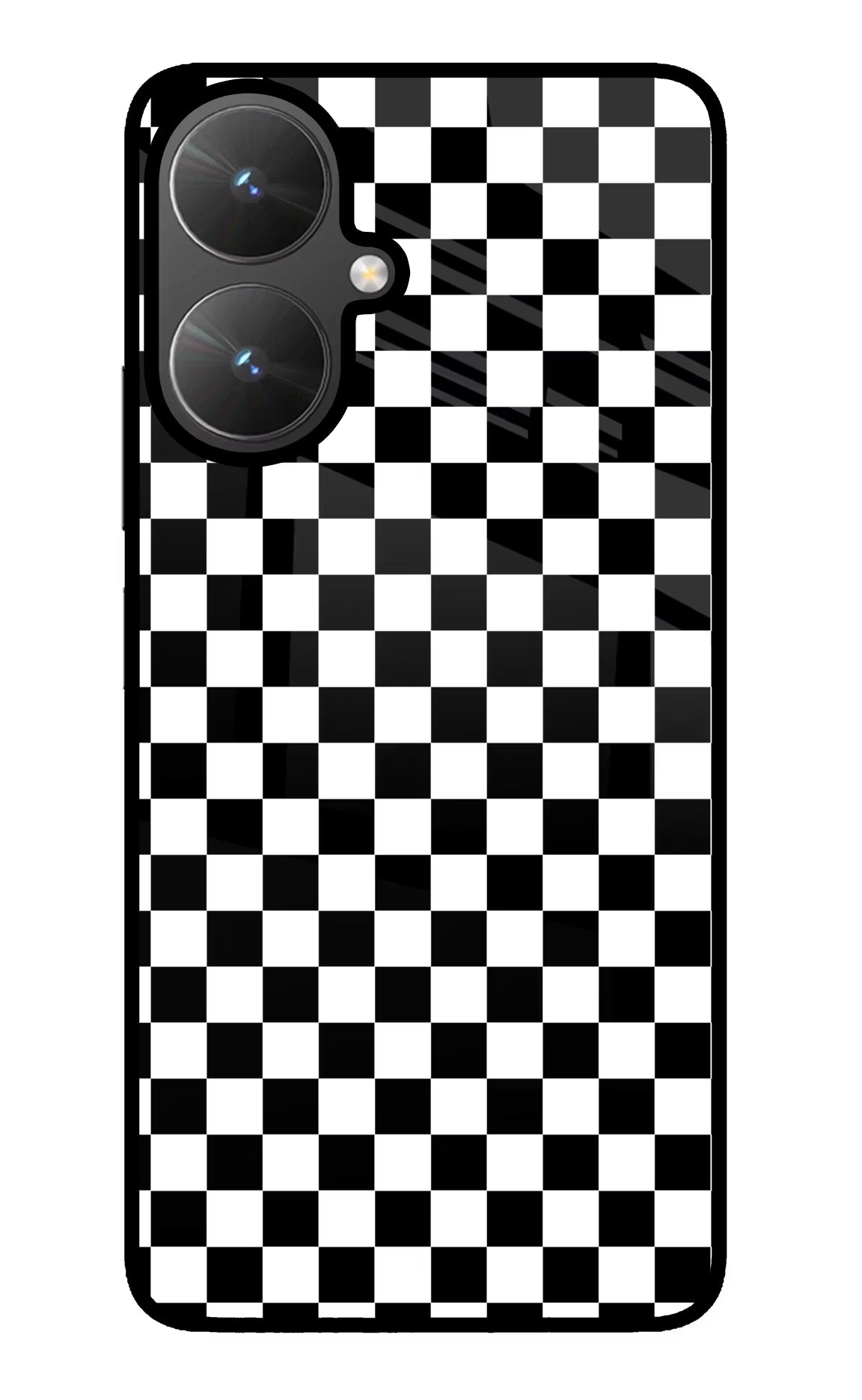 Chess Board Poco M6 5G Glass Case Back Cover by Casekaro