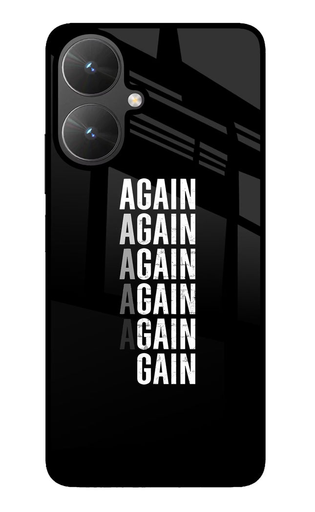 Again Again Gain Poco M6 5G Glass Case