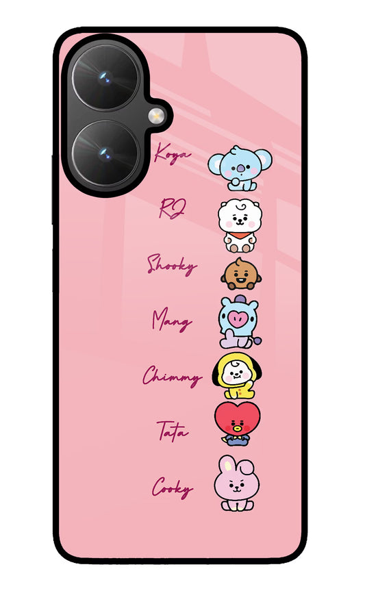 BTS names Poco M6 5G Glass Case