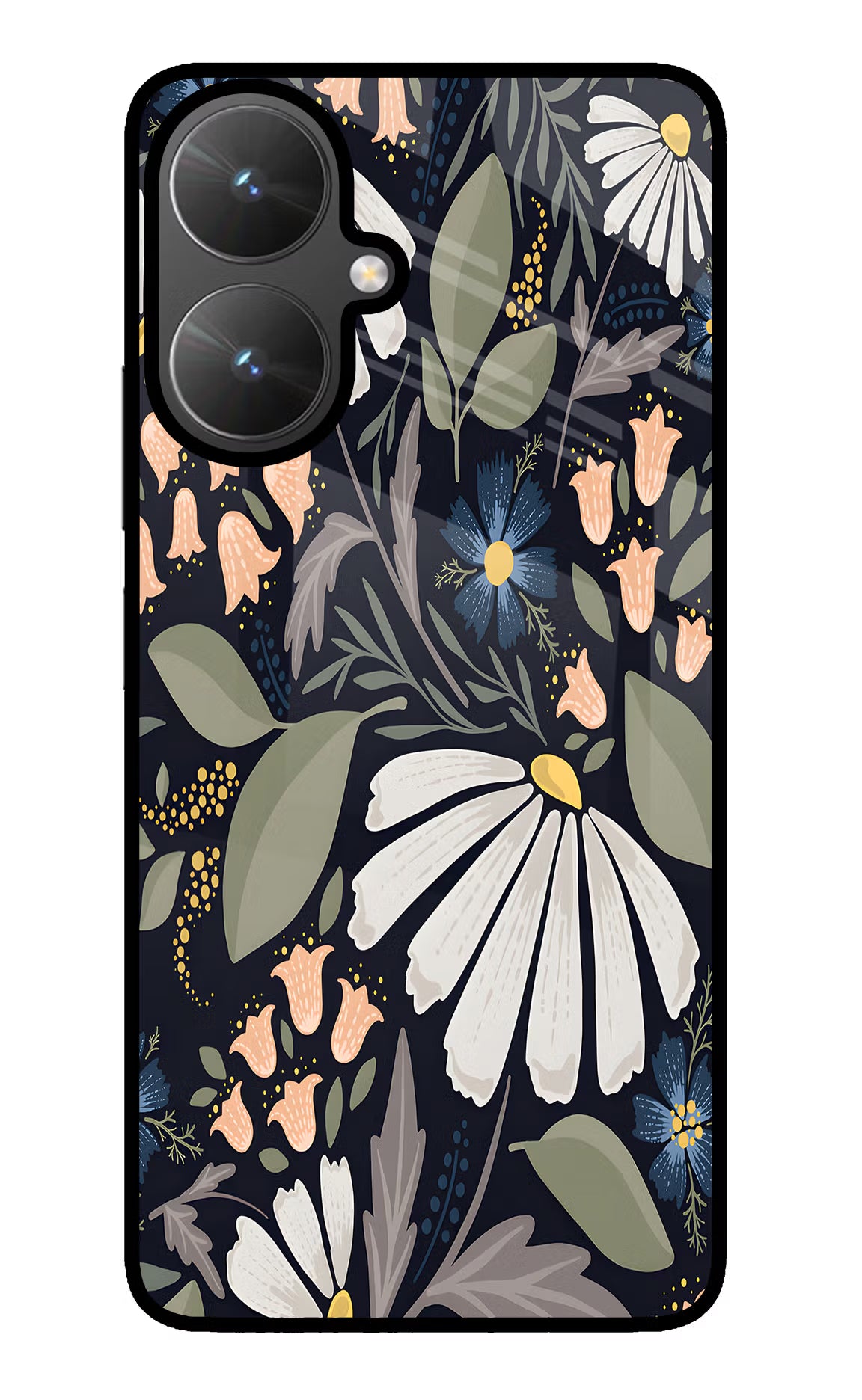 Flowers Art Poco M6 5G Glass Case