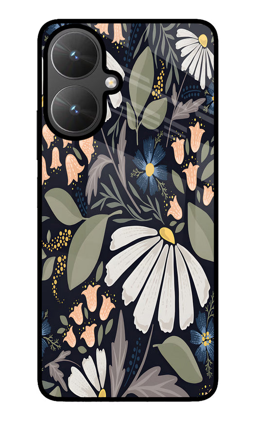 Flowers Art Poco M6 5G Glass Case