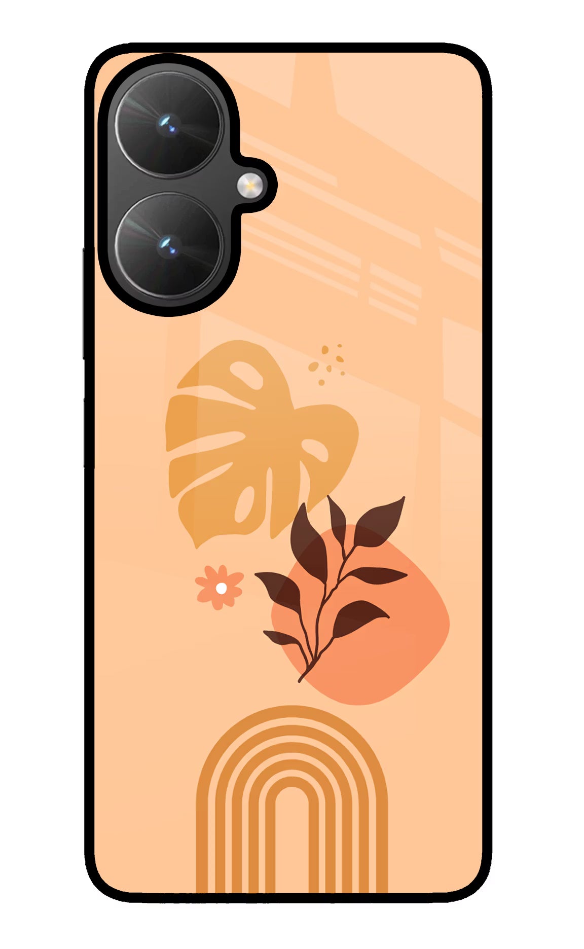 Bohemian Art Poco M6 5G Glass Case Back Cover by Casekaro