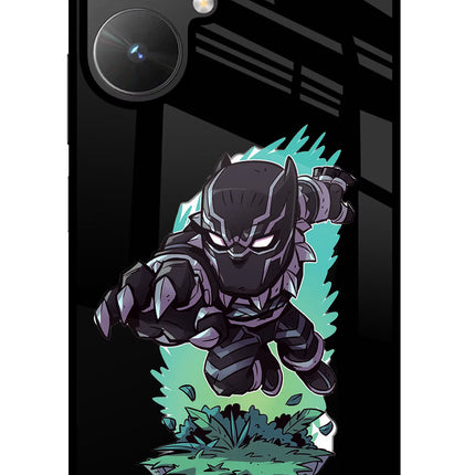 Black Panther Poco M6 5G Glass Case