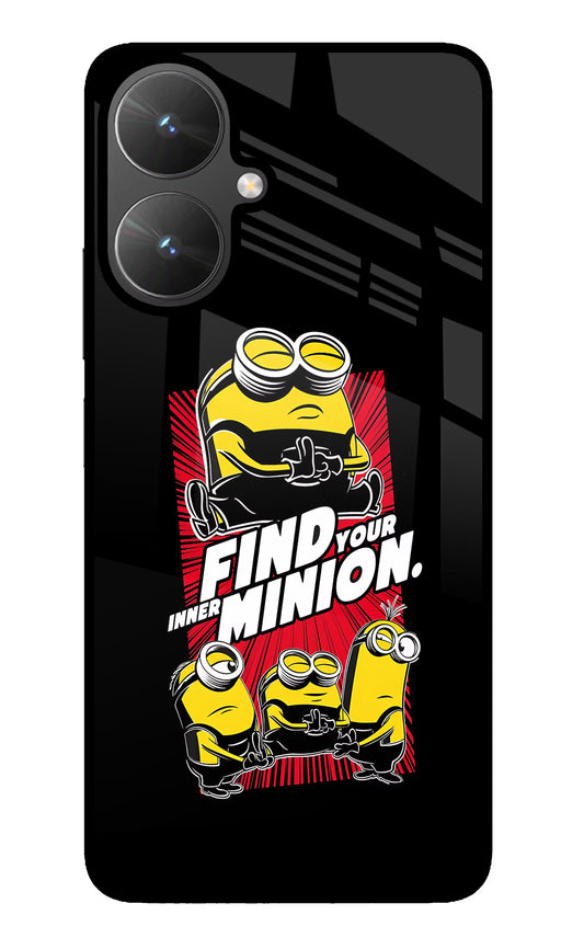 Find your inner Minion Poco M6 5G Glass Case