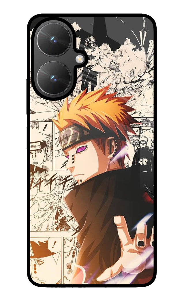 Pain Anime Poco M6 5G Glass Case
