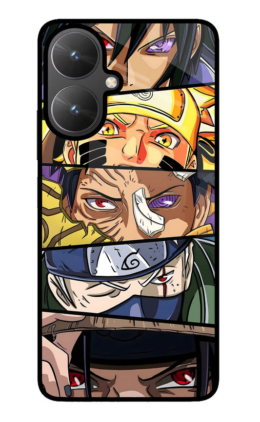 Naruto Character Poco M6 5G Glass Case