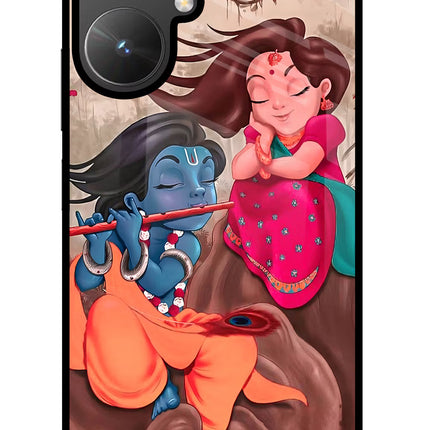 Radhe Krishna Poco M6 5G Glass Case