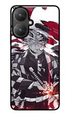 Demon Slayer Poco M6 5G Glass Case