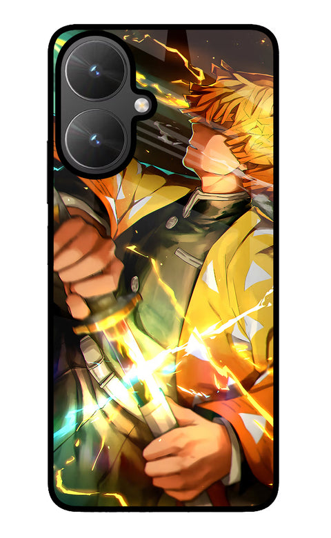 Demon Slayer Poco M6 5G Glass Case