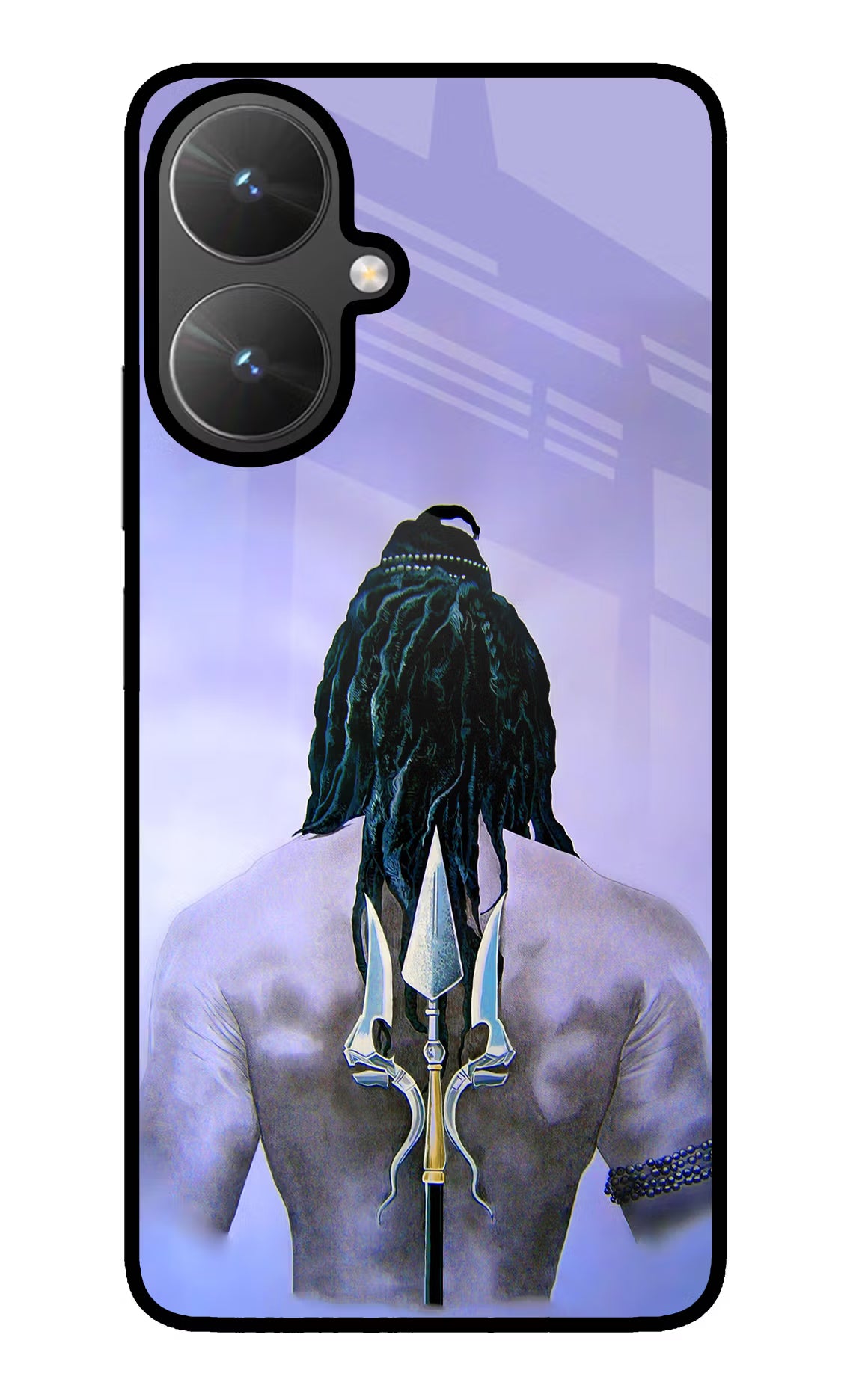 Shiva Poco M6 5G Glass Case Back Cover by Casekaro