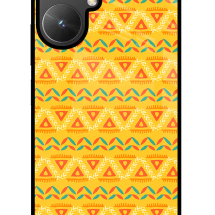 Tribal Pattern Poco M6 5G Glass Case